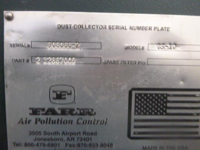 Camfil-Farr GS10 Dust Collector, Machine ID: 6666